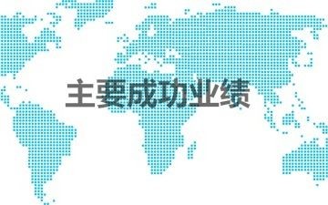 主要成功業(yè)績(jī)